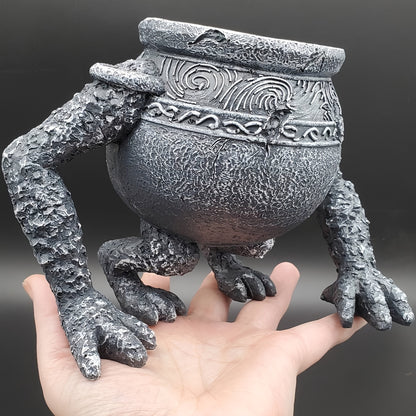 1pc Elden Ring Pot Boy Statue Ornament For Plant Pot, Home Collection, Gift For Kid
