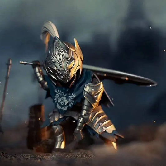 In stock Anime action figure Dark Souls version Q, Solaire Artorias Ornstein Fire Keeper, Anime doll, toy model for child gifts