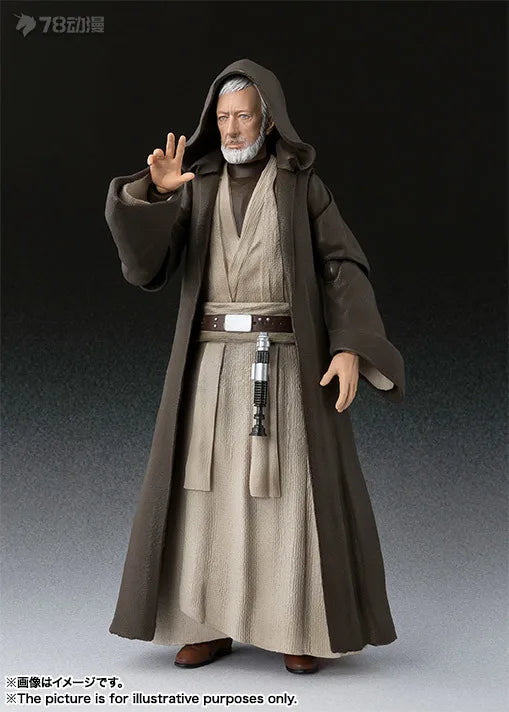 BANDAI Genuine S. H. Figuarts Series Movable Toys Star Wars Series Ben Kenobi，chewie，Han Solo， Anakin Skywalker Movable Model