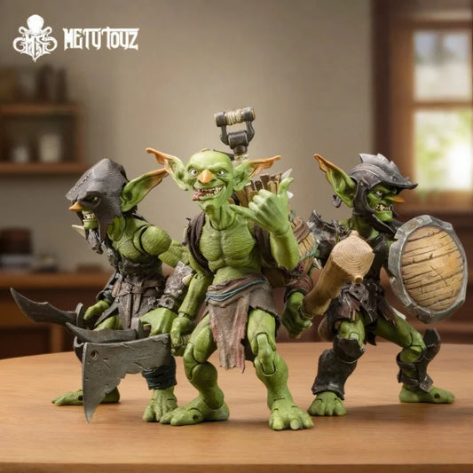 Pre-Sale Metytoyz Goblin Adventure Team Warrior Action Figure Movable Joint Trendy Toy World Of Warcraft Game Merch Collectibles