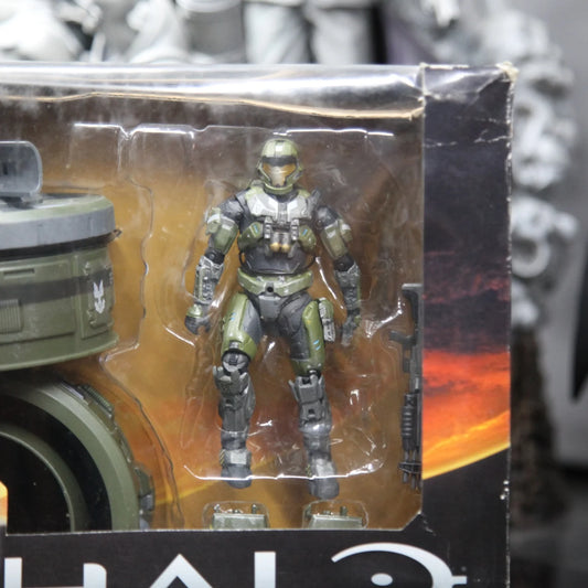 McFarlane Halo: Reach Spartan Soldier JFO & Defense Generator Set - Brand New Collectible Action Figure Bundle