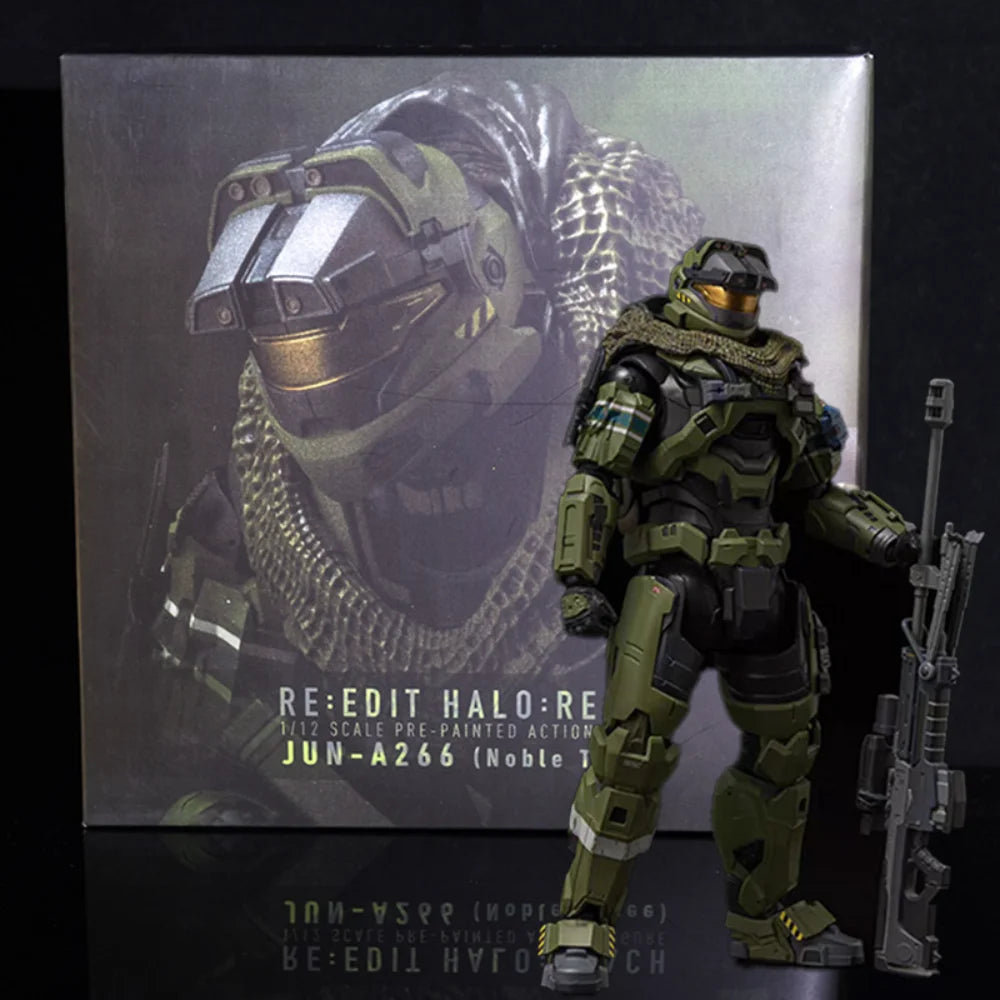 Thousand Value Practice High Quality Halo To Far Star Cycles A266 Sergeant Major Spartan 6 Aristocrat Squad Action Figure Gift