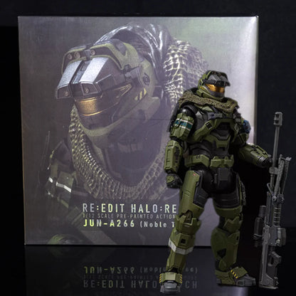 Thousand Value Practice High Quality Halo To Far Star Cycles A266 Sergeant Major Spartan 6 Aristocrat Squad Action Figure Gift