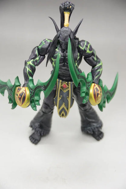 18cm World Of Warcraft Game Peripheral Illidan Stormrage Pvc Game Figure Collection Doll Desktop Ornament Gift To Friend