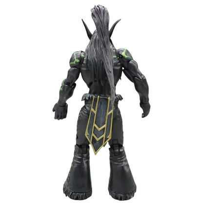 18cm World Of Warcraft Game Peripheral Illidan Stormrage Pvc Game Figure Collection Doll Desktop Ornament Gift To Friend