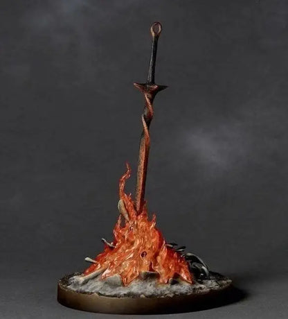 23cm Dark Souls Bonfire Lightsaber Action Figure Game Peripheral Collectible Toy Models Desktop Decorations Birthday Gift