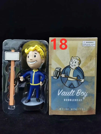 Fallout 4 Vault Boy Generation 7 Dolls Game Action Figure Shaking Cartoon Statue Collectible Toy Ornament Model Kids Toys Gift