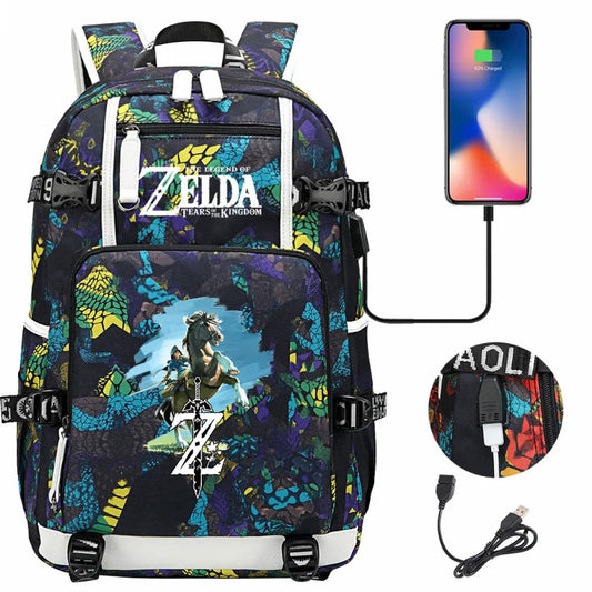 The Legend of Zeldaes Backpack Waterproof Teenagers SchoolBag Large Capacity Travel Bagpack Casual Bookbag Laptop Mochilas Gift