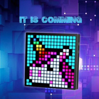 LED Pixel Matrix Bluetooth Smart Display 16x16 RGB Digital Lamp Panel DIY Art Display Gaming Anime Room Decor Frame APP Control