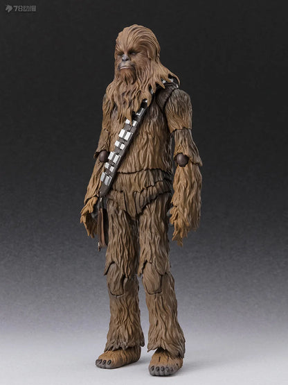 BANDAI Genuine S. H. Figuarts Series Movable Toys Star Wars Series Ben Kenobi，chewie，Han Solo， Anakin Skywalker Movable Model