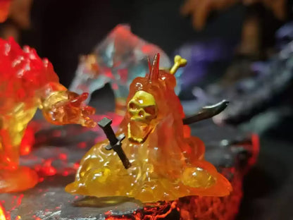 World of Warcraft Mini Figure - Painted Model Display Chess Piece Fire Water Earth Elementals Collectible Toy