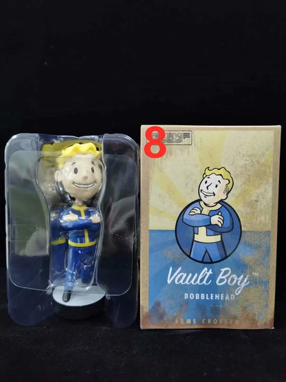 Fallout 4 Vault Boy Generation 7 Dolls Game Action Figure Shaking Cartoon Statue Collectible Toy Ornament Model Kids Toys Gift