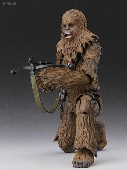 BANDAI Genuine S. H. Figuarts Series Movable Toys Star Wars Series Ben Kenobi，chewie，Han Solo， Anakin Skywalker Movable Model