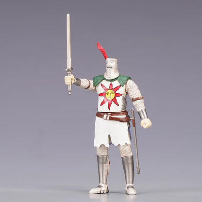 Game Dark Souls Figures Black Knight Artorias Action Figure PVC Movable Collection Solaire of Astora Model Toys for Child's Gift