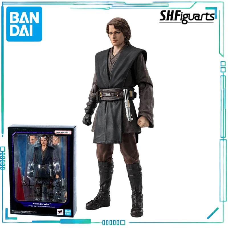 BANDAI Genuine S. H. Figuarts Series Movable Toys Star Wars Series Ben Kenobi，chewie，Han Solo， Anakin Skywalker Movable Model