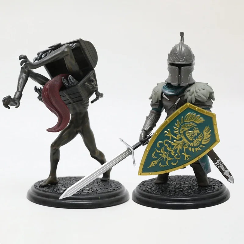 Dark Souls Game - Inspired Knight And Enemy Figurine Model Statue , Must - Have For Fans