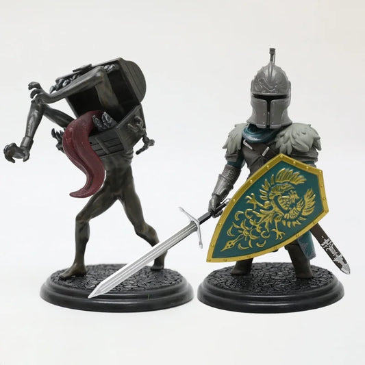 Dark Souls Game - Inspired Knight And Enemy Figurine Model Statue , Must - Have For Fans