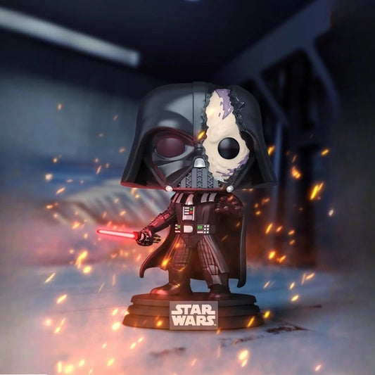 Genuine Edition FUNKO POP Star Wars: Obi-Wan Kenobi &Darth Vader Action Desktop Decoration Ornament Model Toys Collectible Model