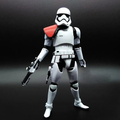 Star Wars Shock Action Figure white Trooper Stormtrooper 6 "Force Awakens Boba Darth Vader Cartoon Model Desktop Ornament Gift
