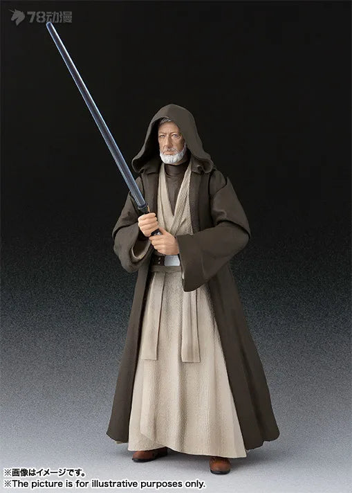 BANDAI Genuine S. H. Figuarts Series Movable Toys Star Wars Series Ben Kenobi，chewie，Han Solo， Anakin Skywalker Movable Model