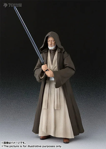 BANDAI Genuine S. H. Figuarts Series Movable Toys Star Wars Series Ben Kenobi，chewie，Han Solo， Anakin Skywalker Movable Model