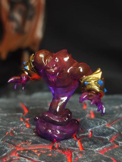 World of Warcraft Mini Figure - Painted Model Display Chess Piece Fire Water Earth Elementals Collectible Toy