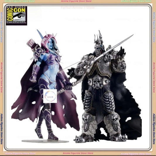WOW Fall of The Lich King Arthas Sylvanas Windrunner Sylvan Archery Queen World Of Warcraft Dota Menethil Action Figure Toys