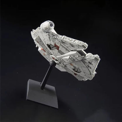 Bandai Original Star Wars Anime Figure VEHICLE MODEL 006 Millennium Falcon Action Figure Toys Model Ornaments Gifts for Children
