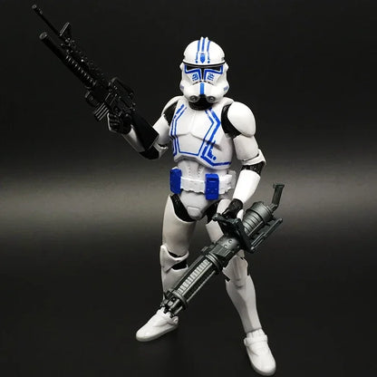 Star Wars Shock Action Figure white Trooper Stormtrooper 6 "Force Awakens Boba Darth Vader Cartoon Model Desktop Ornament Gift