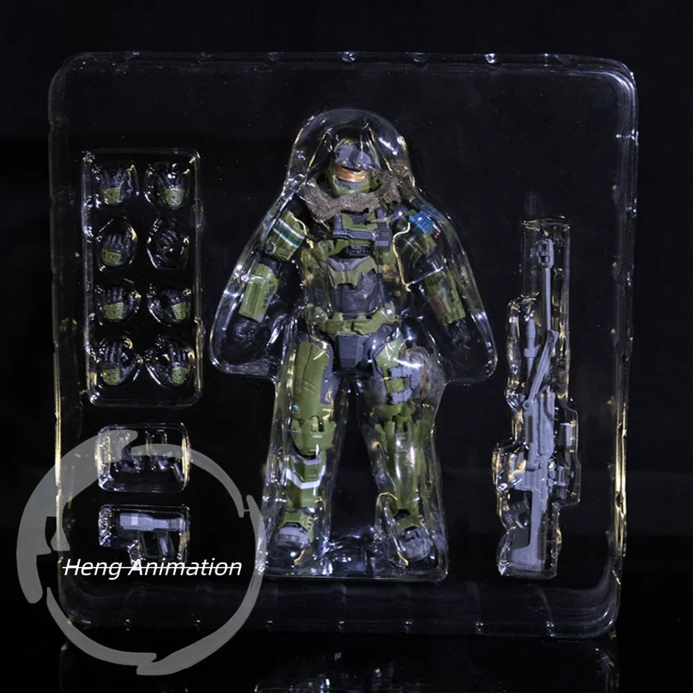 Thousand Value Practice High Quality Halo To Far Star Cycles A266 Sergeant Major Spartan 6 Aristocrat Squad Action Figure Gift