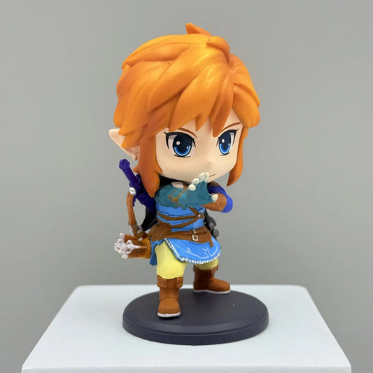 Cartoon Animation Around The Legend of Zelda Q Version of The Sword of Tears in The Sky Model Ornaments Boxed Hand-made.