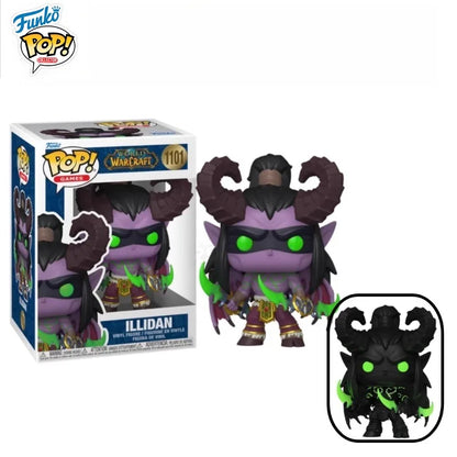 In Stock FUNKO POP Original Co-branded World of Warcraft Illidan Saratas Limited Mobile Phone Model Collection Holiday Gifts