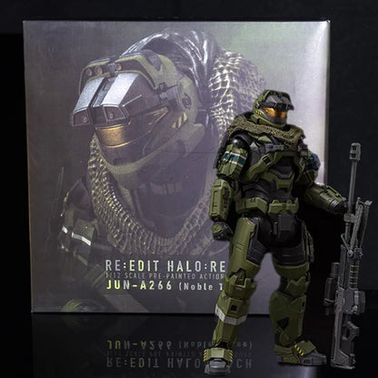 Thousand Value Practice High Quality Halo To Far Star Cycles A266 Sergeant Major Spartan 6 Aristocrat Squad Action Figure Gift