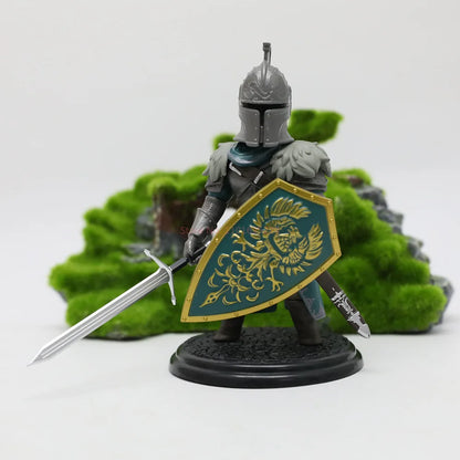 Dark Souls Game - Inspired Knight And Enemy Figurine Model Statue , Must - Have For Fans