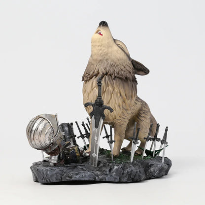 22cm Dark Souls The Great Grey Wolf Sif PVC Collection Model Statue Figure Toy