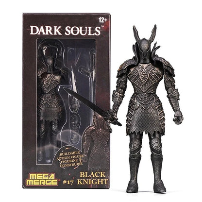 Game Dark Souls Figures Black Knight Artorias Action Figure PVC Movable Collection Solaire of Astora Model Toys for Child's Gift