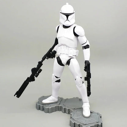Star Wars Shock Action Figure white Trooper Stormtrooper 6 "Force Awakens Boba Darth Vader Cartoon Model Desktop Ornament Gift