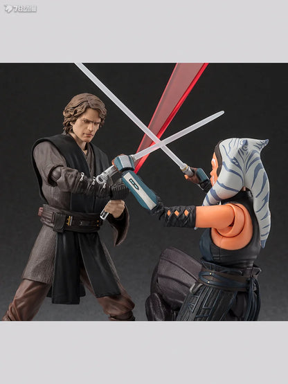 BANDAI Genuine S. H. Figuarts Series Movable Toys Star Wars Series Ben Kenobi，chewie，Han Solo， Anakin Skywalker Movable Model