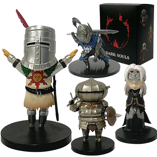 In stock Anime action figure Dark Souls version Q, Solaire Artorias Ornstein Fire Keeper, Anime doll, toy model for child gifts