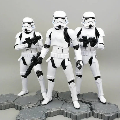 Star Wars Shock Action Figure white Trooper Stormtrooper 6 "Force Awakens Boba Darth Vader Cartoon Model Desktop Ornament Gift