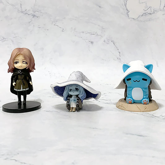 New Elden Ring Gaming Q Version Mini Ranni Cat Melina Malenia The Half-Wolf Action Figure Lani Magic Ornaments PVC Dolls