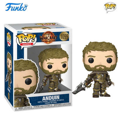 World of Warcraft Anduin Jaina Proudmoore Illidan Xal'atath Figure FUNKO POP Collectible Limited Edition Figurine Toy Gift