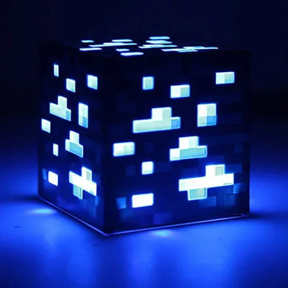 Steve Light Up Creeper LED Night Desktop Light Luminous Toys Game Design Toy Minecrafte Torch Hand Held&Wall Mount Home Kid Gift