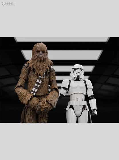 BANDAI Genuine S. H. Figuarts Series Movable Toys Star Wars Series Ben Kenobi，chewie，Han Solo， Anakin Skywalker Movable Model