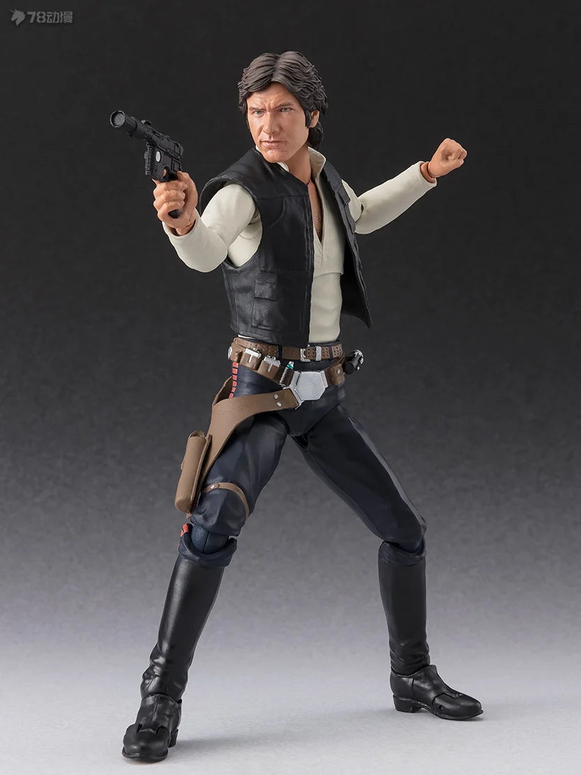 BANDAI Genuine S. H. Figuarts Series Movable Toys Star Wars Series Ben Kenobi，chewie，Han Solo， Anakin Skywalker Movable Model