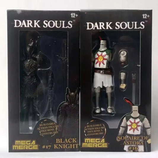 Game Dark Souls Figures Black Knight Artorias Action Figure PVC Movable Collection Solaire of Astora Model Toys for Child's Gift