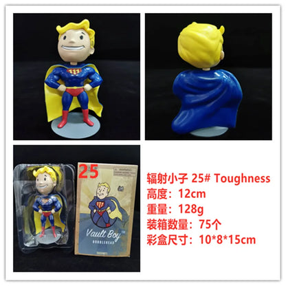 Fallout 4 Vault Boy Generation 7 Dolls Game Action Figure Shaking Cartoon Statue Collectible Toy Ornament Model Kids Toys Gift