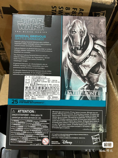 Original The Black Series Star Wars Battlefront Ii General Grievous Battle Damaged 16cm Original Action Figure Model  Gift