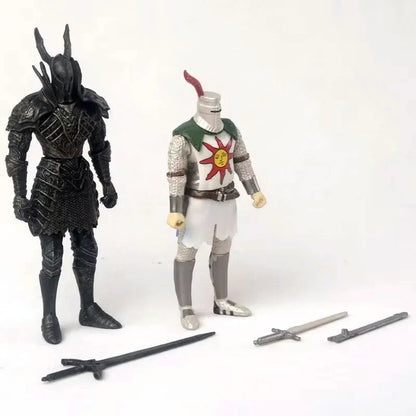 Game Dark Souls Figures Black Knight Artorias Action Figure PVC Movable Collection Solaire of Astora Model Toys for Child's Gift