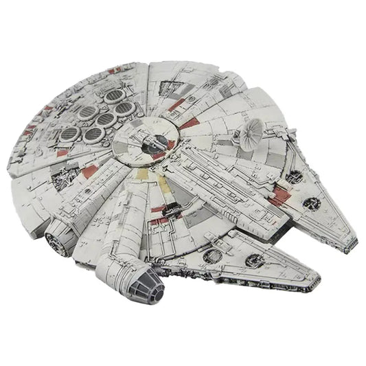 Bandai Original Star Wars Anime Figure VEHICLE MODEL 006 Millennium Falcon Action Figure Toys Model Ornaments Gifts for Children